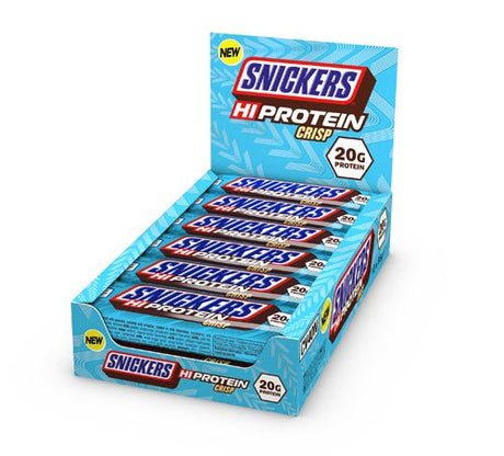 Snickers - Hi Protein CRISP Bar Riegel - Karton 12 x 55g Mars Incorporated