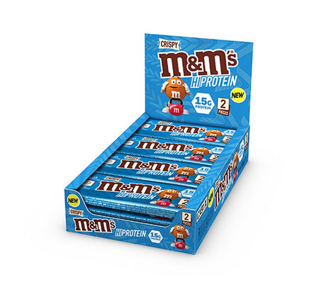 M&M's Crispy High Protein Bar Riegel - Karton 12 x 52g Mars Incorporated