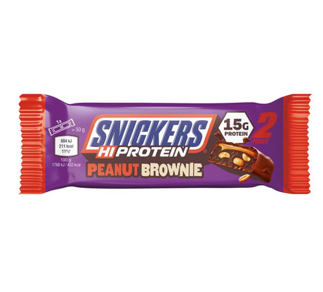 Snickers - Hi Protein Peanut Brownie Bar - Riegel 50g Mars Incorporated