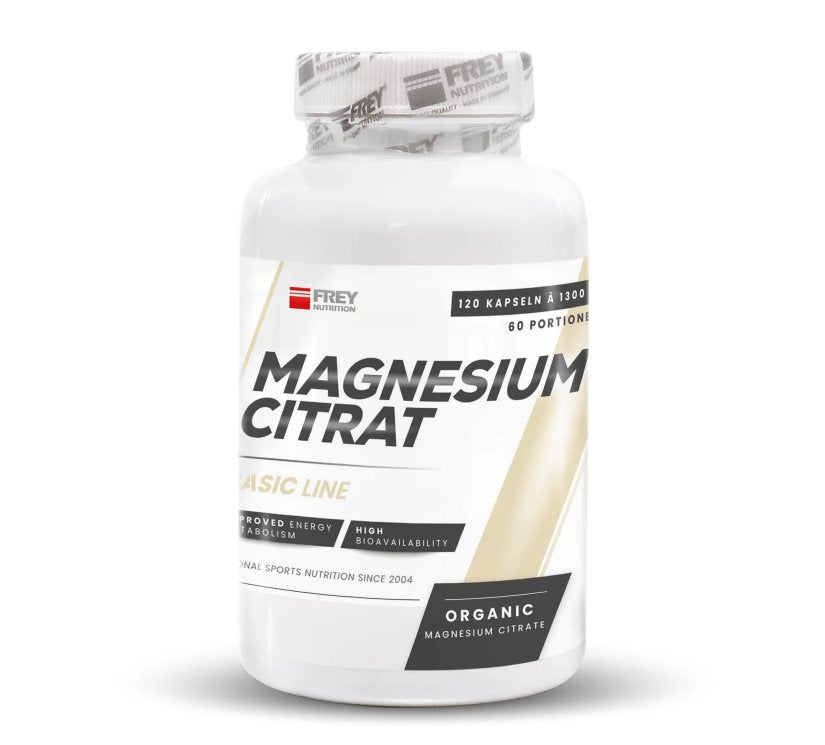 Frey Nutrition - Magnesium Citrat Caps - 120 Kapseln Frey Nutrition