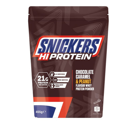 Snickers - Hi Protein Chocolate Caramel Peanut Powder - 455g Mars Incorporated