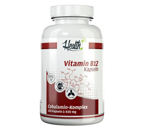 Health+ - Vitamin B12 - 120 Kapseln Health+