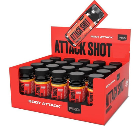 Body Attack - ATTACK SHOT - Karton 20 x 60ml Body Attack
