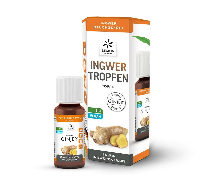 Lemon Pharma - Ginjer® - Ingwer Tropfen Forte - 20ml Lemon Pharma