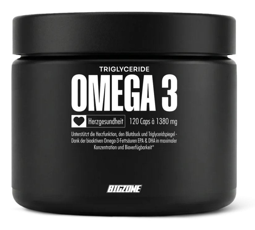 Big Zone - Omega 3 Fury Triglyceride - 120 Kapseln Big Zone