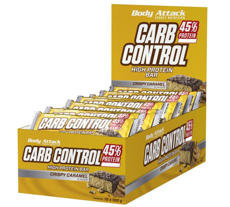 Body Attack - Carb Control Riegel - Karton 15 x 100g Body Attack