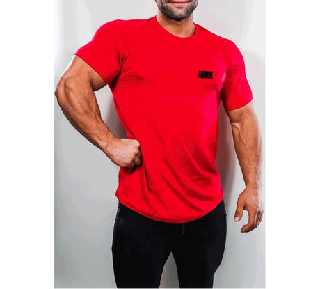Universal Nutrition - Animal Brand Logo Tee - T-Shirt rot Animal