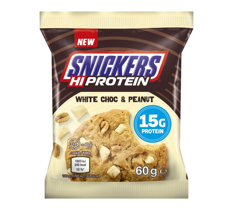Snickers - Hi Protein Cookies White Choc Peanut - 60g Mars Incorporated