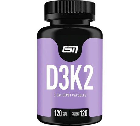 ESN - Vitamin D3+K2 - 120 Kapseln ESN
