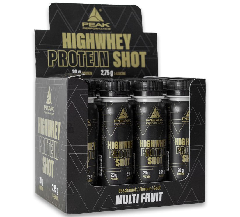 Peak - HIGHWHEY Protein Shot - Display 12 x 100ml Peak