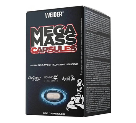 Weider - Mega Mass Capsules - 120 Kapseln Weider
