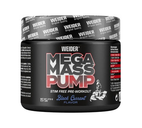 Weider - Mega Mass Pump - 270g Dose Weider