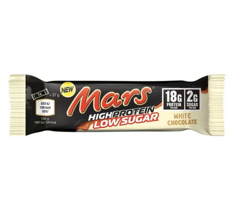 Mars - Low Sugar WHITE High Protein Bar - Riegel 57g Mars Incorporated