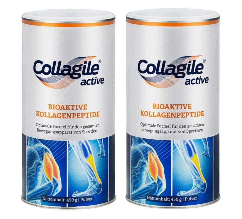 Collagile - 2er-Pack - Collagile active - 2 x 450g Dose Collagile