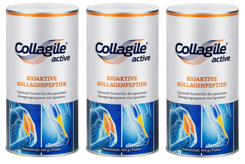 Collagile - 3er-Pack - Collagile active - 3 x 450g Dose Collagile