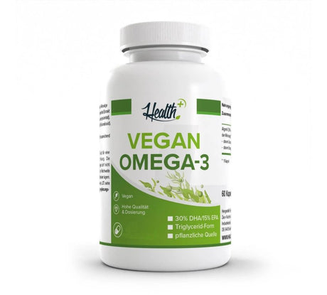 Health+ - Vegan Omega-3 - 60 Kapseln Health+