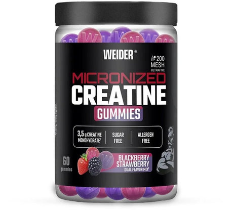 Weider - Micronized Creatine Gummies - 60 Gummies Weider