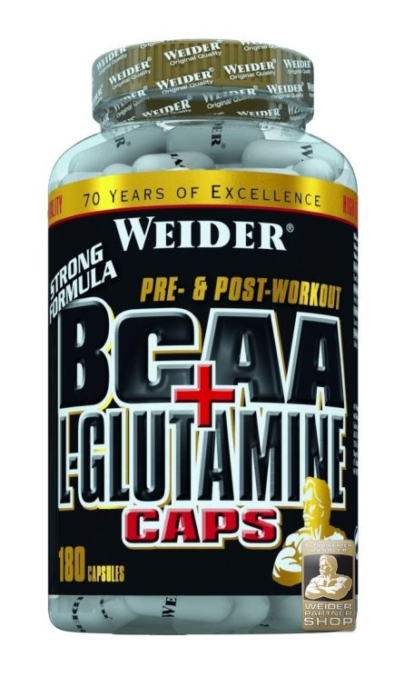 Weider - Bcaa + Glutamine Caps - 180 Kapseln Weider