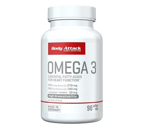 Body Attack - Omega 3 - 90 Kapseln Body Attack
