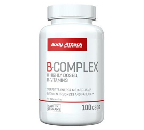 Body Attack - Vitamin B Komplex - 100 Kapseln Body Attack