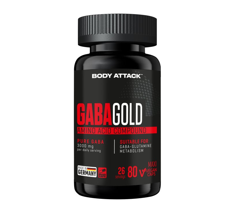 Body Attack - GABA Gold - 80 Kapseln Body Attack