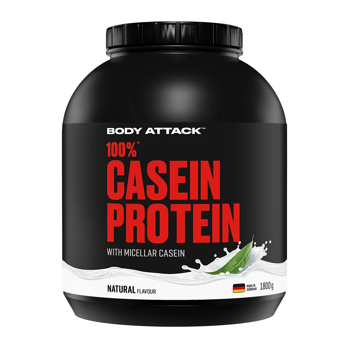Body Attack - 100 % Casein Protein - 1800g Body Attack Natural-Neutral