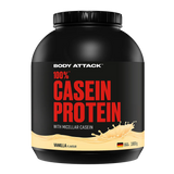 Body Attack - 100 % Casein Protein - 1800g Body Attack Vanilla-Cream