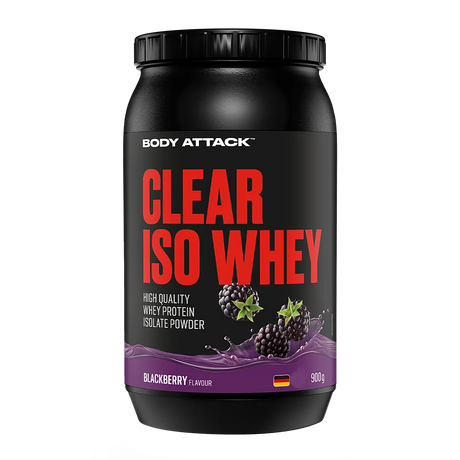 Body Attack - Clear Iso Whey - 900g Dose Body Attack Blackberry