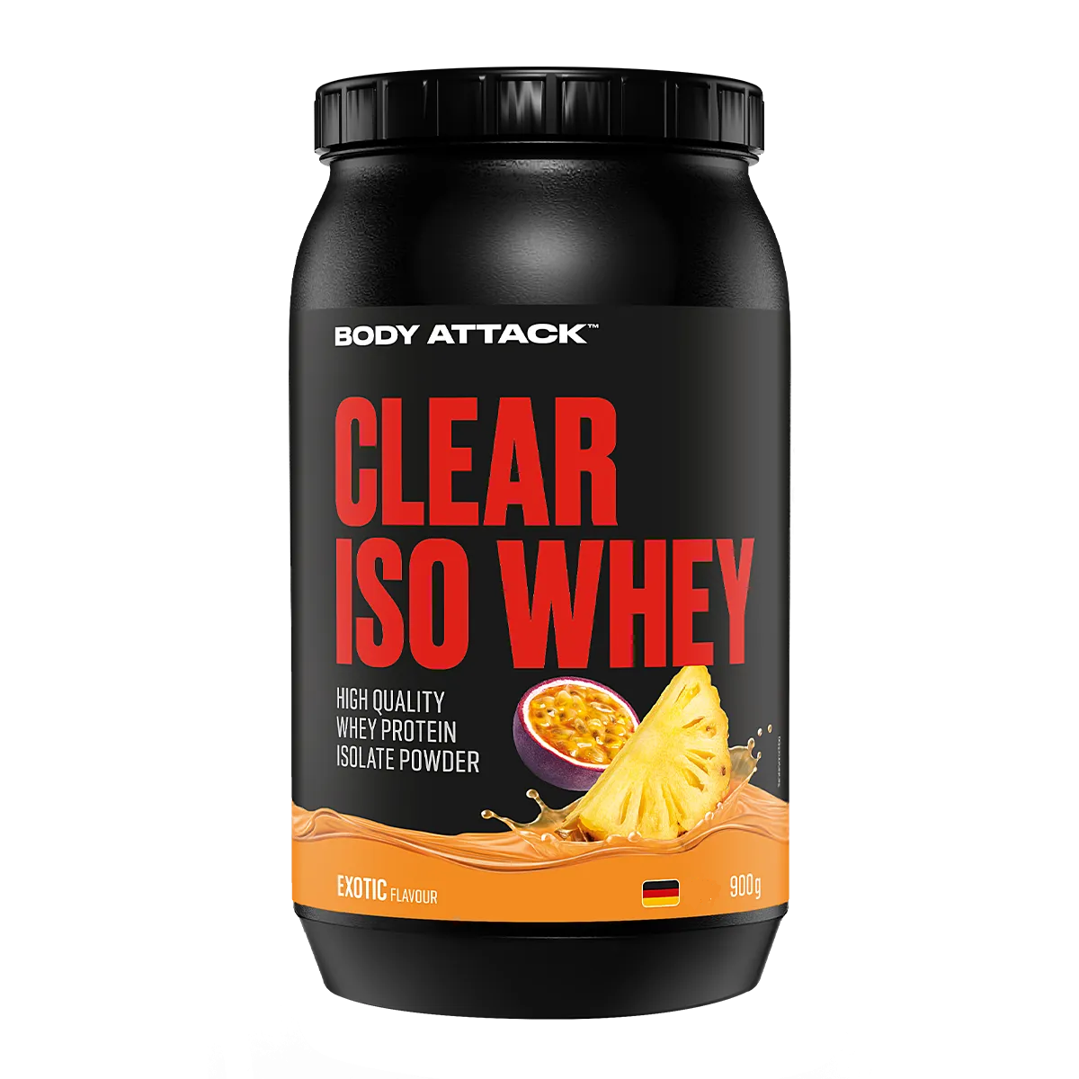 Body Attack - Clear Iso Whey - 900g Dose Body Attack Exotic