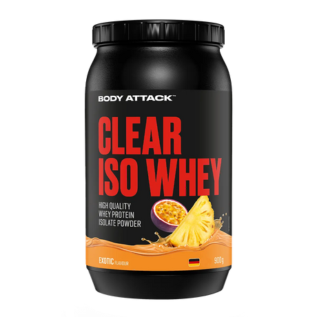 Body Attack - Clear Iso Whey - 900g Dose Body Attack Exotic
