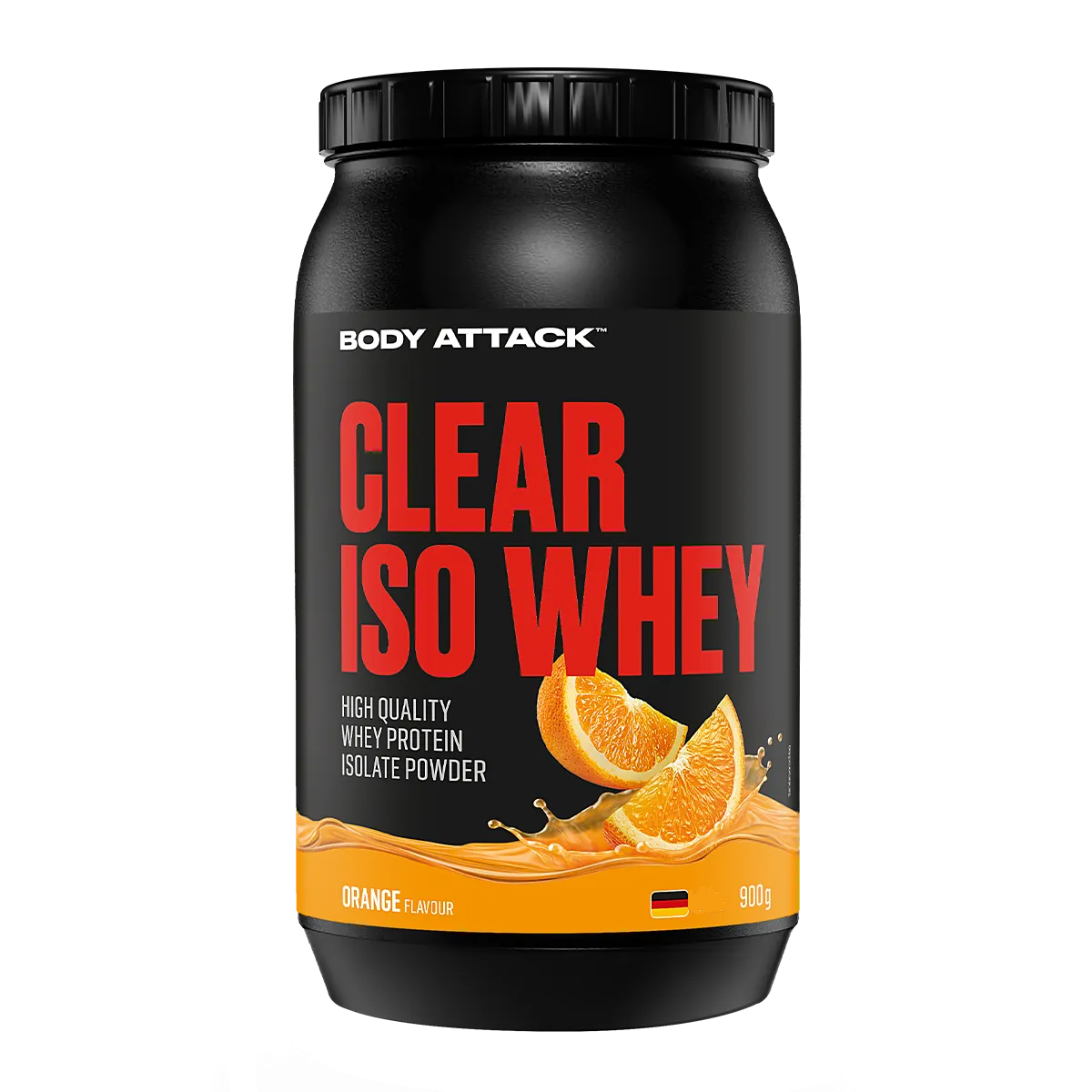 Body Attack - Clear Iso Whey - 900g Dose Body Attack Orange