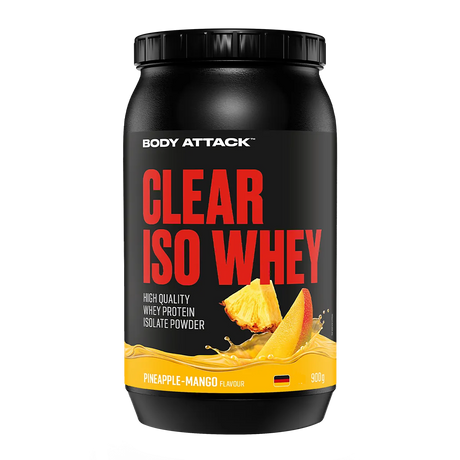 Body Attack - Clear Iso Whey - 900g Dose Body Attack Pineapple Mango