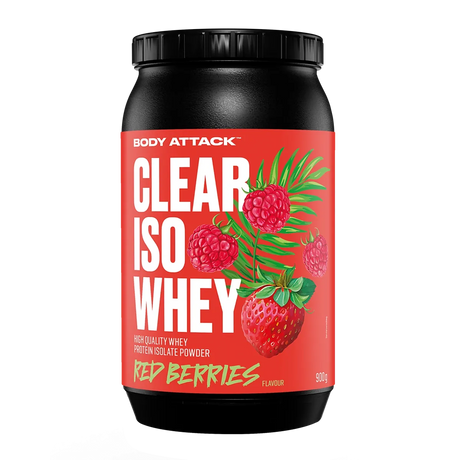 Body Attack - Clear Iso Whey - 900g Dose Body Attack Red Berries