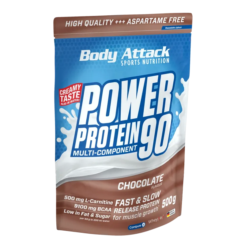 Body Attack - Power Protein 90 - 500g Body Attack Chocolate
