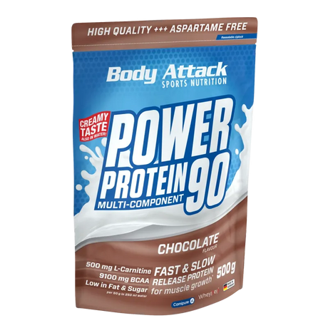 Body Attack - Power Protein 90 - 500g Body Attack Chocolate