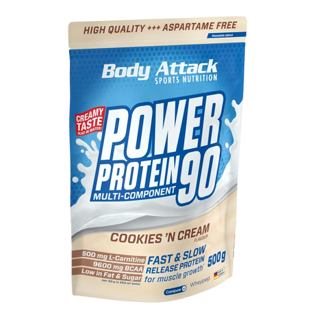 Body Attack - Power Protein 90 - 500g Body Attack Cookies n Cream