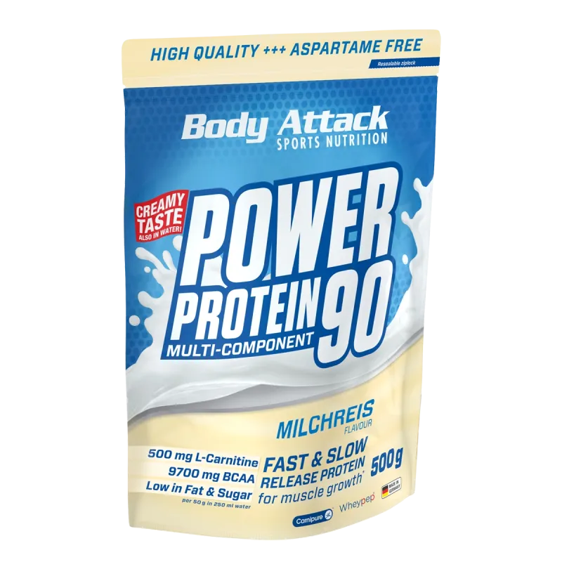 Body Attack - Power Protein 90 - 500g Body Attack Milchreis