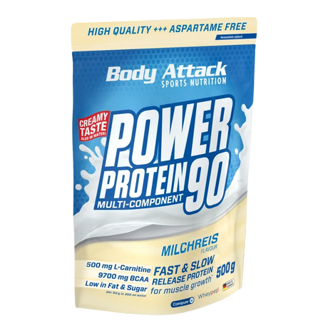 Body Attack - Power Protein 90 - 500g Body Attack Milchreis
