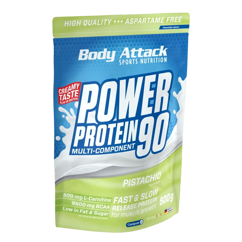 Body Attack - Power Protein 90 - 500g Body Attack Pistachio