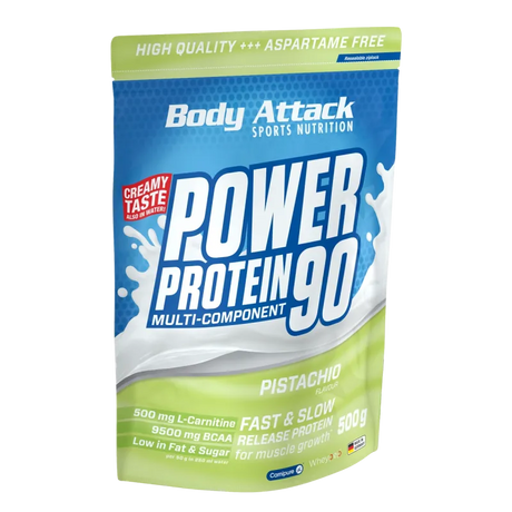 Body Attack - Power Protein 90 - 500g Body Attack Pistachio