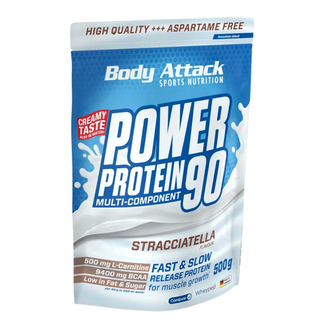 Body Attack - Power Protein 90 - 500g Body Attack Stracciatella