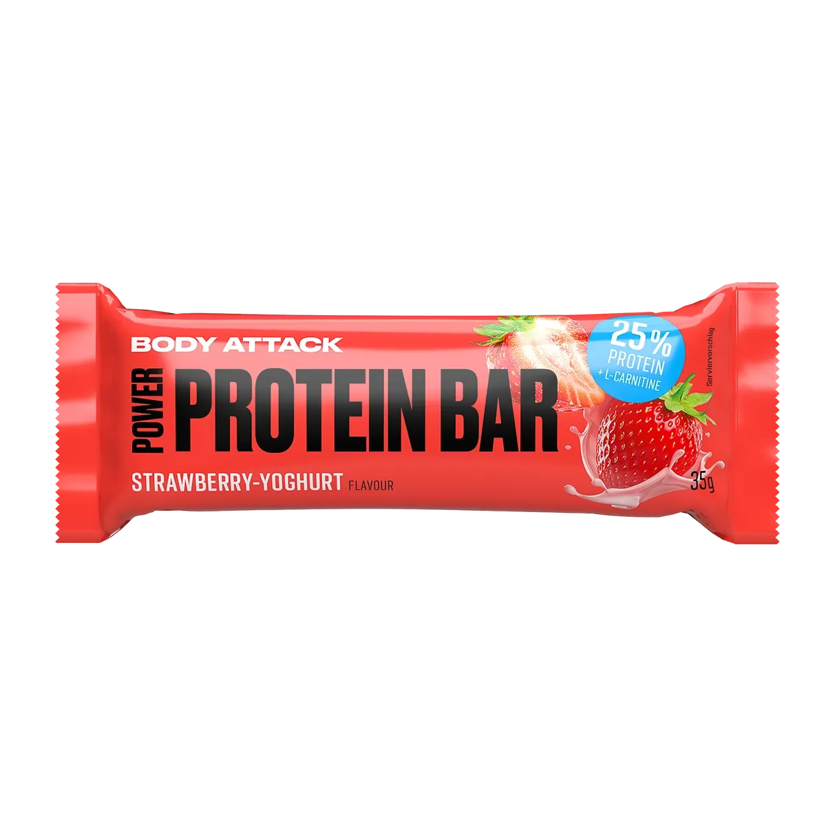 Body Attack - Power Protein Bar - 35g Body Attack Strawberry-Joghurt