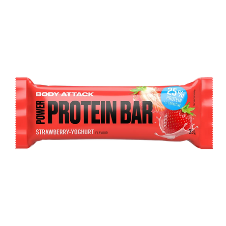 Body Attack - Power Protein Bar - 35g Body Attack Strawberry-Joghurt