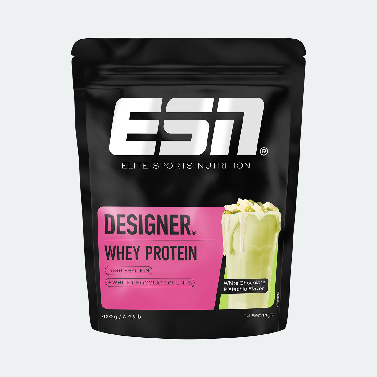 ESN - Designer Whey - 420g Beutel ESN White Chocolate Pistachio