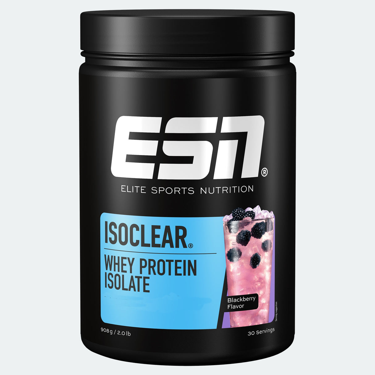 ESN - Isoclear Whey Isolat - 908g Dose ESN Blackberry