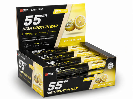 Frey Nutrition - 55er Riegel - Karton 20 x 50g Frey Nutrition Lemon-Quark