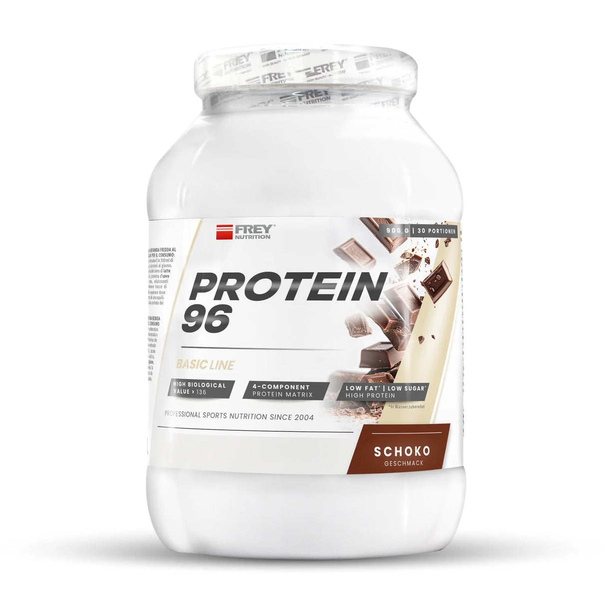 Frey Nutrition - Protein 96 - 900g Dose Frey Nutrition Schoko