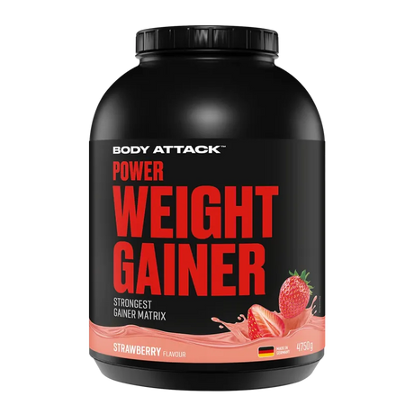Body Attack - Power Weight Gainer 4750g Body Attack Erdbeere