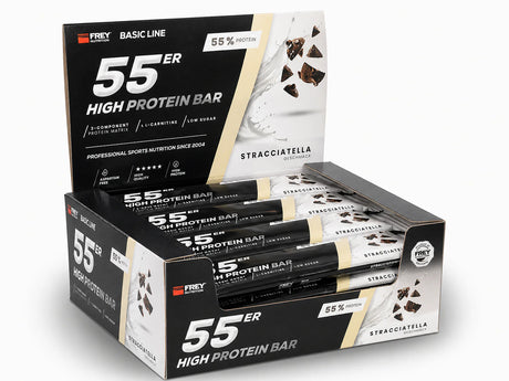Frey Nutrition - 55er Riegel - Karton 20 x 50g Frey Nutrition Stracciatella