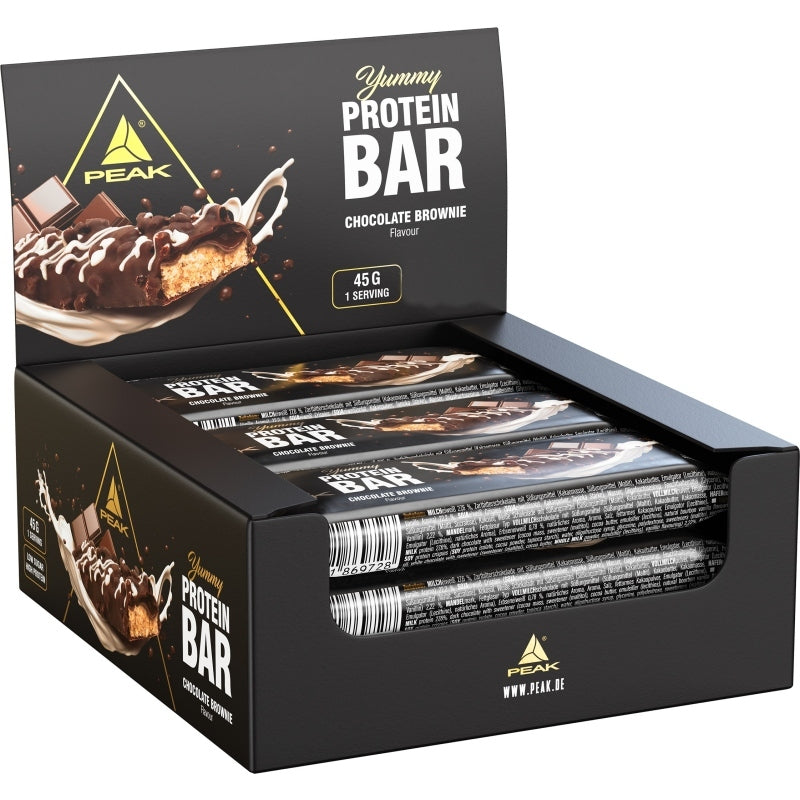 Peak - Yummy Protein Bar - 12 x 45g Riegel Peak Chocolate Brownie
